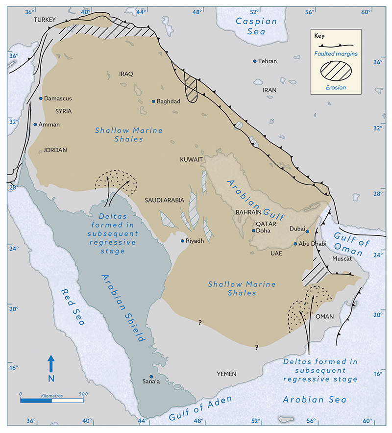 Paleo Map Saudi Arabia